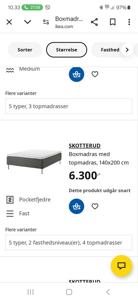 Topmadras, Skotterud IKEA, b: 140