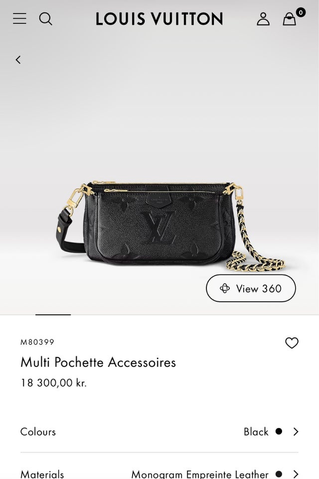 Skuldertaske, Louis Vuitton,