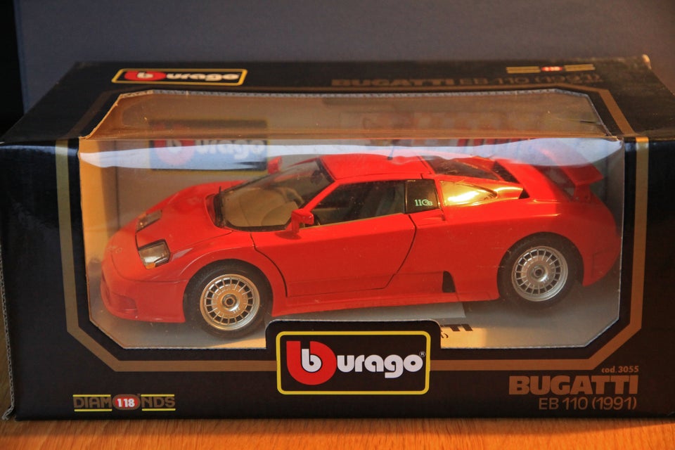 Modelbil, BURAGO 1:18 BUGATTI