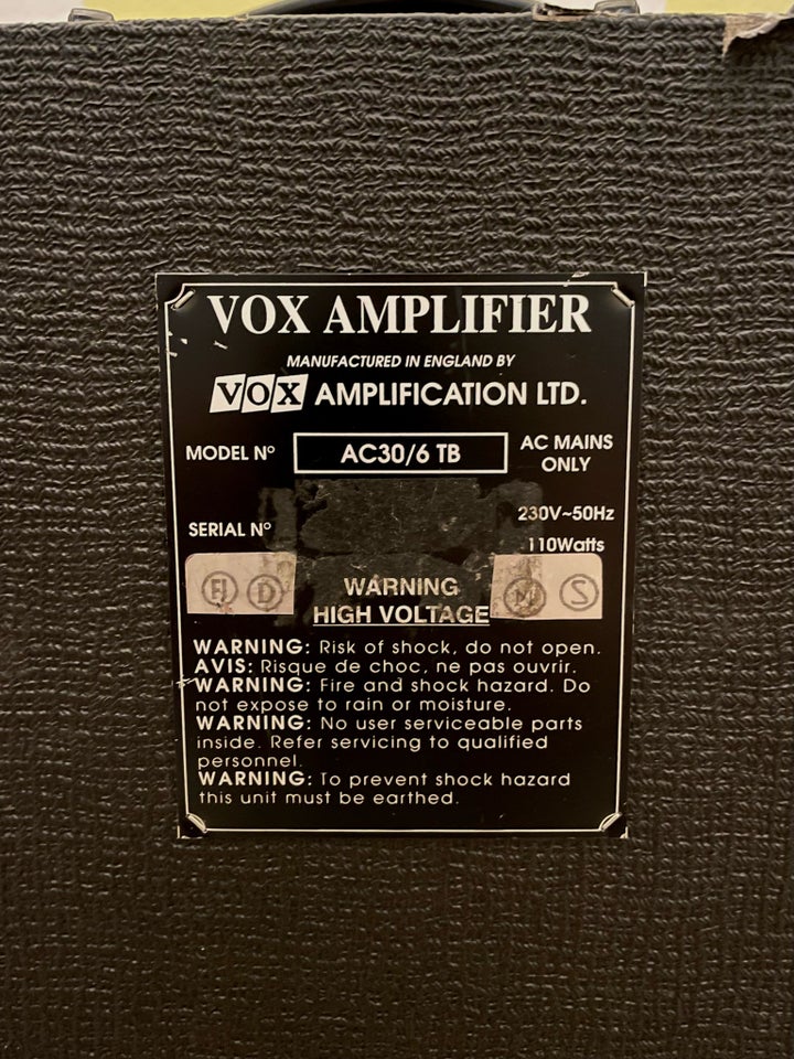 Guitarcombo, Vox AC30 / 6 TB, 33 W