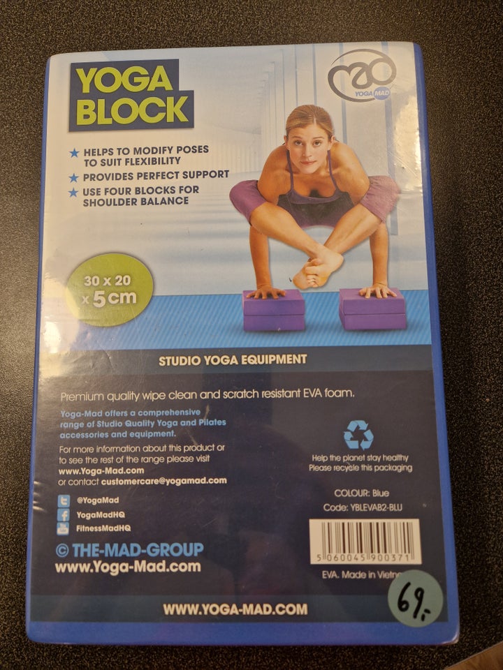 Yogaudstyr Yoga blok