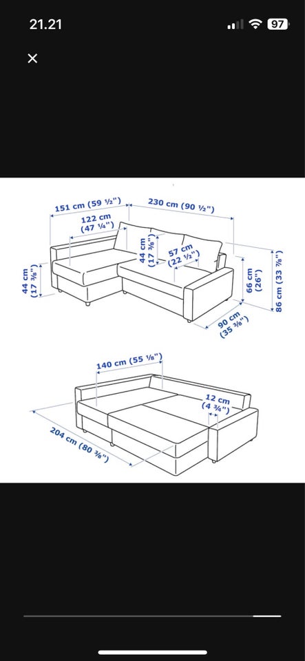 Sovesofa Ikea