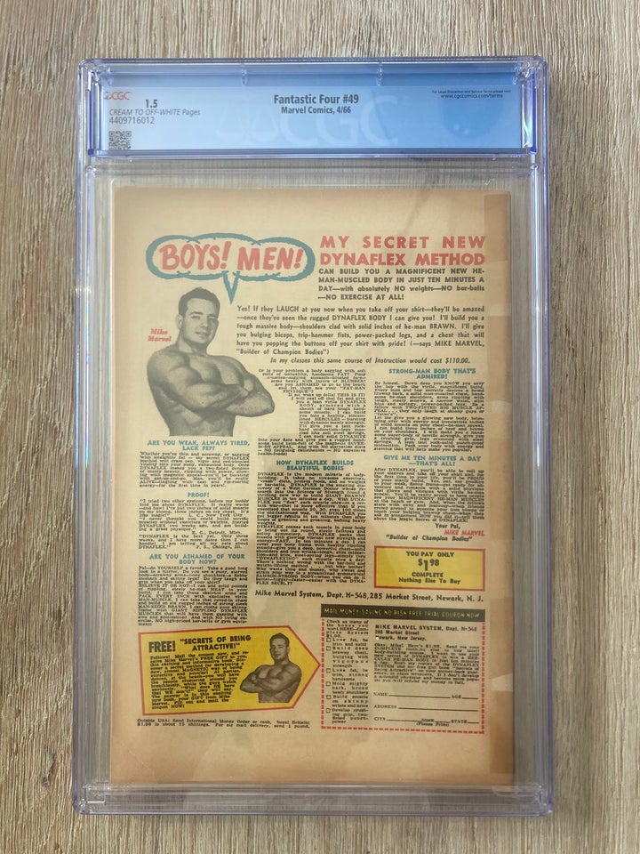 Fantastic Four #49 CGC 1.5, Stan