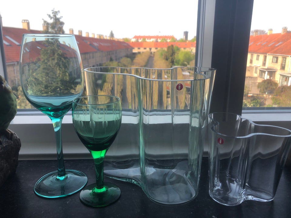 Glas Vinglas hvidvinsglas vase