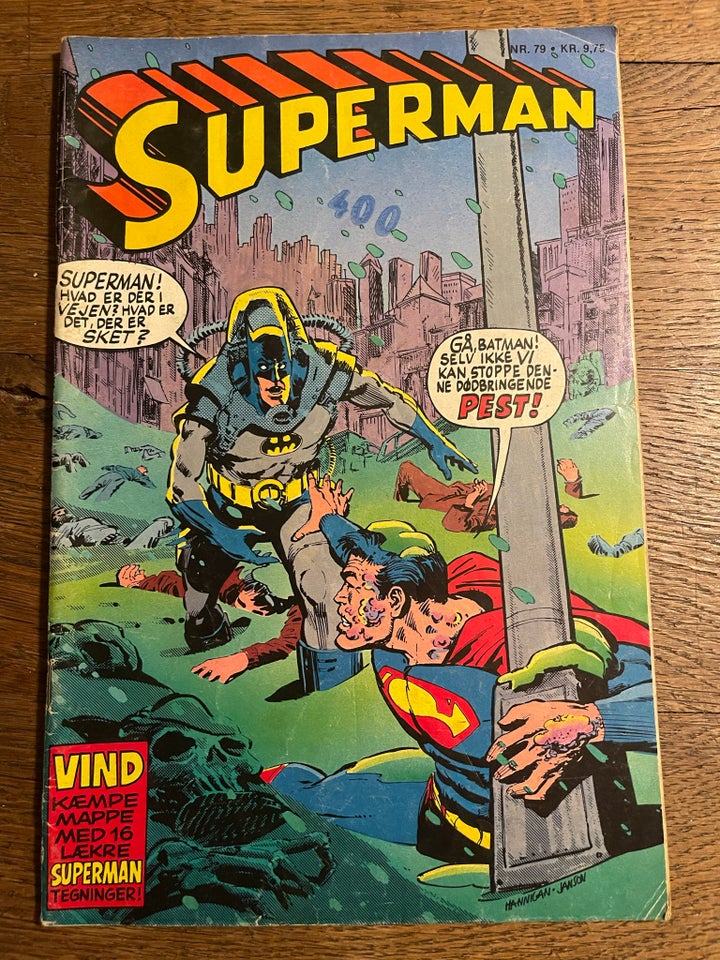 Superman 1985 nr. 79, Tegneserie