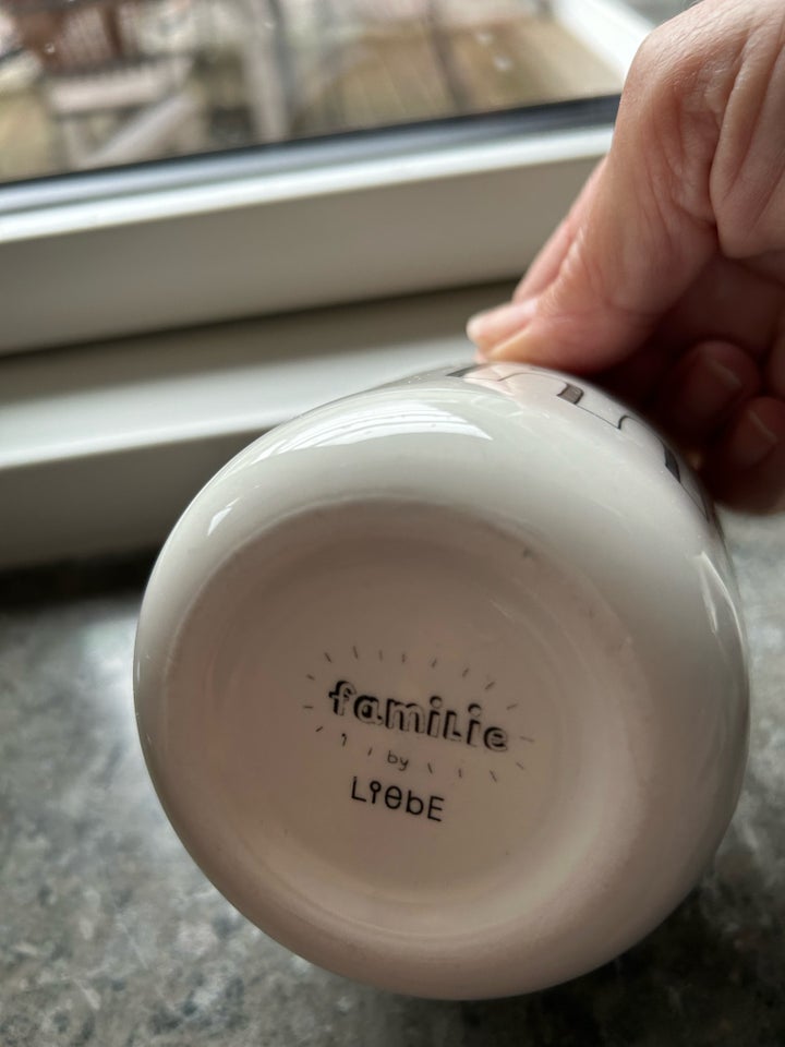 Porcelæn Kaffekrus  Familie by