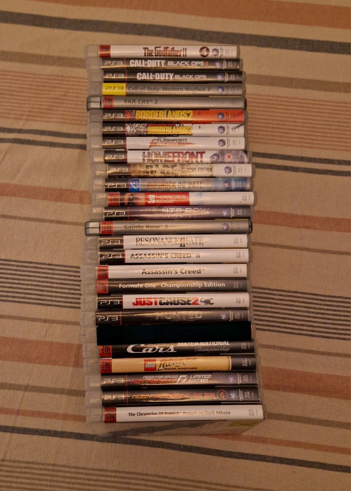 25 spil + 4 spil uden cover PS3