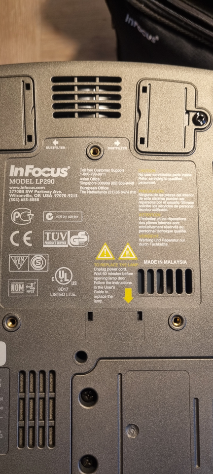 Projektor, InFocus, LP290