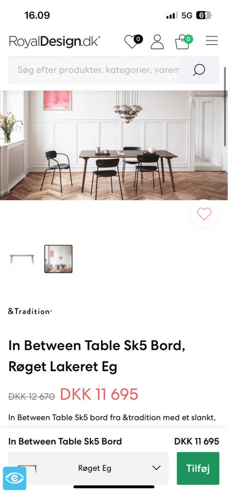 Anden arkitekt bord In between