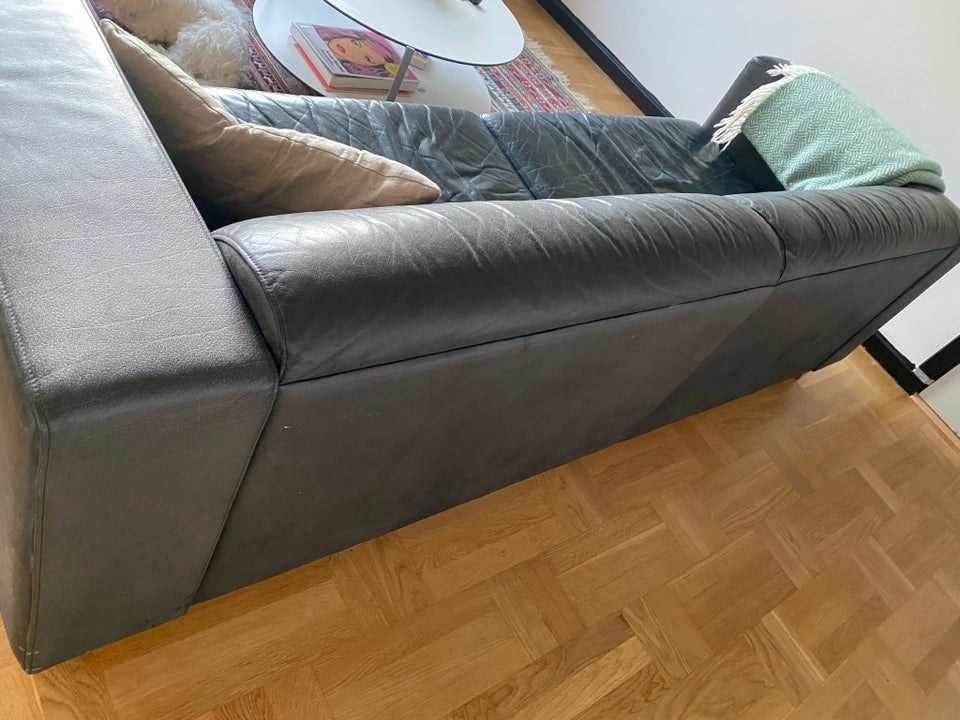 Sofa læder 2 pers