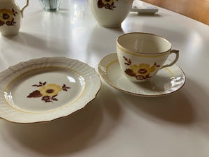 Porcelæn Kopper fløde og sukker