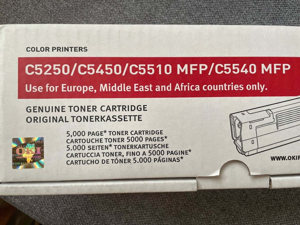 Lasertoner m farve OKI