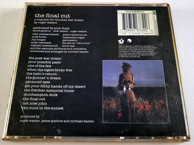 Pink Floyd: The final cut, rock