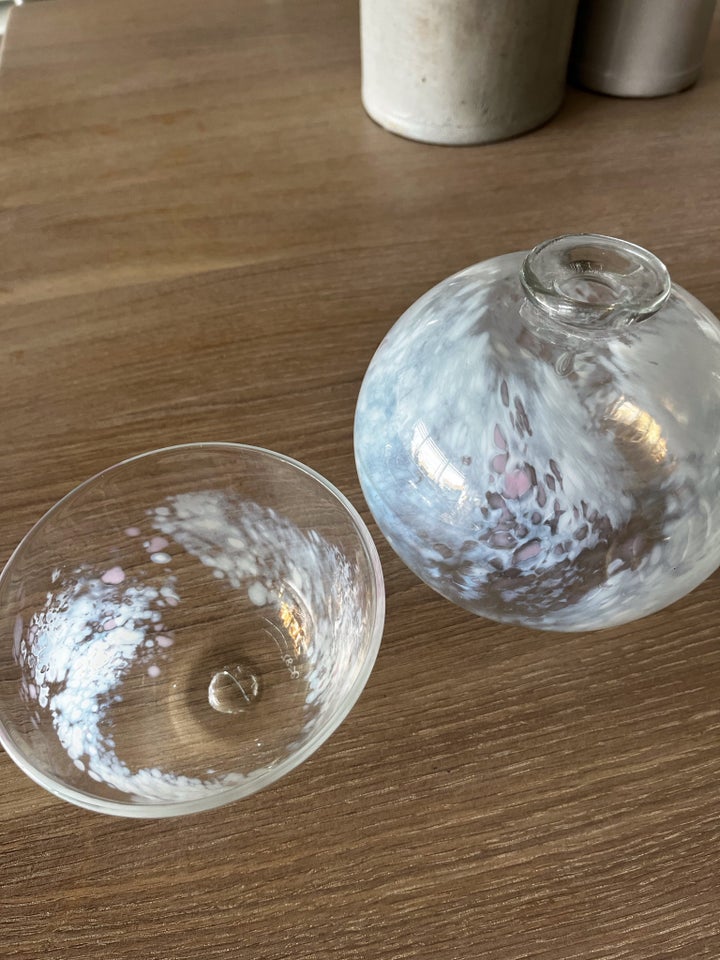 Glas Kunstglas vase/skål