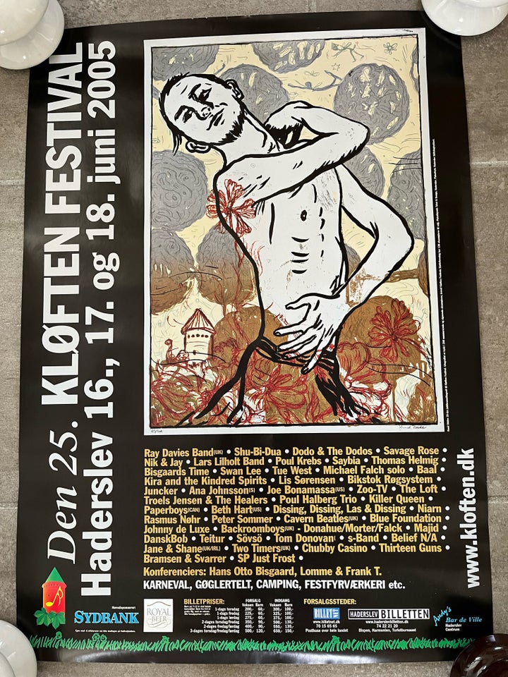 Plakat, motiv: Kløften Festival