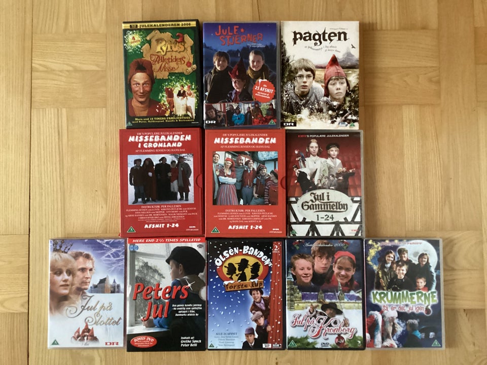 Div. Julekalendere, DVD,