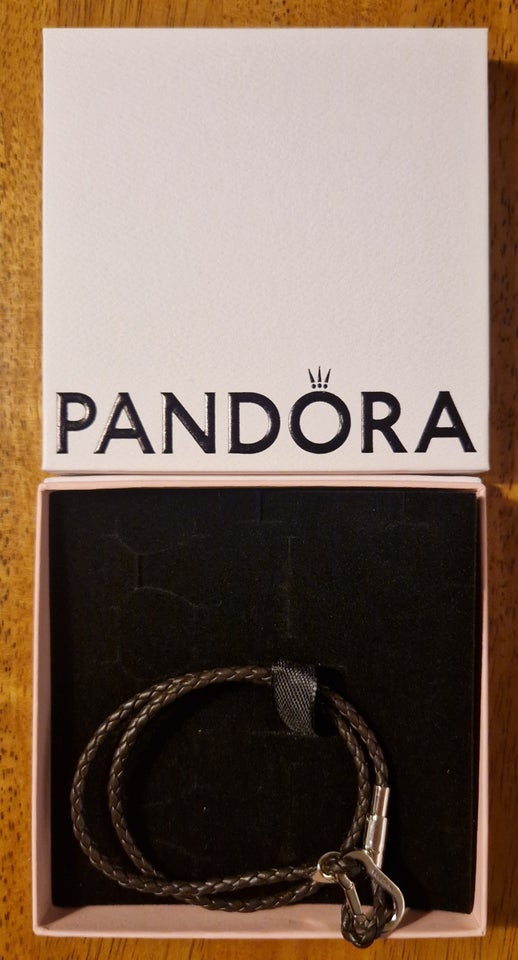 Armbånd, læder, Pandora