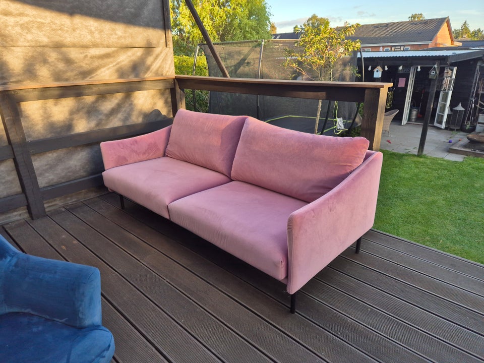 Sofa velour 3 pers