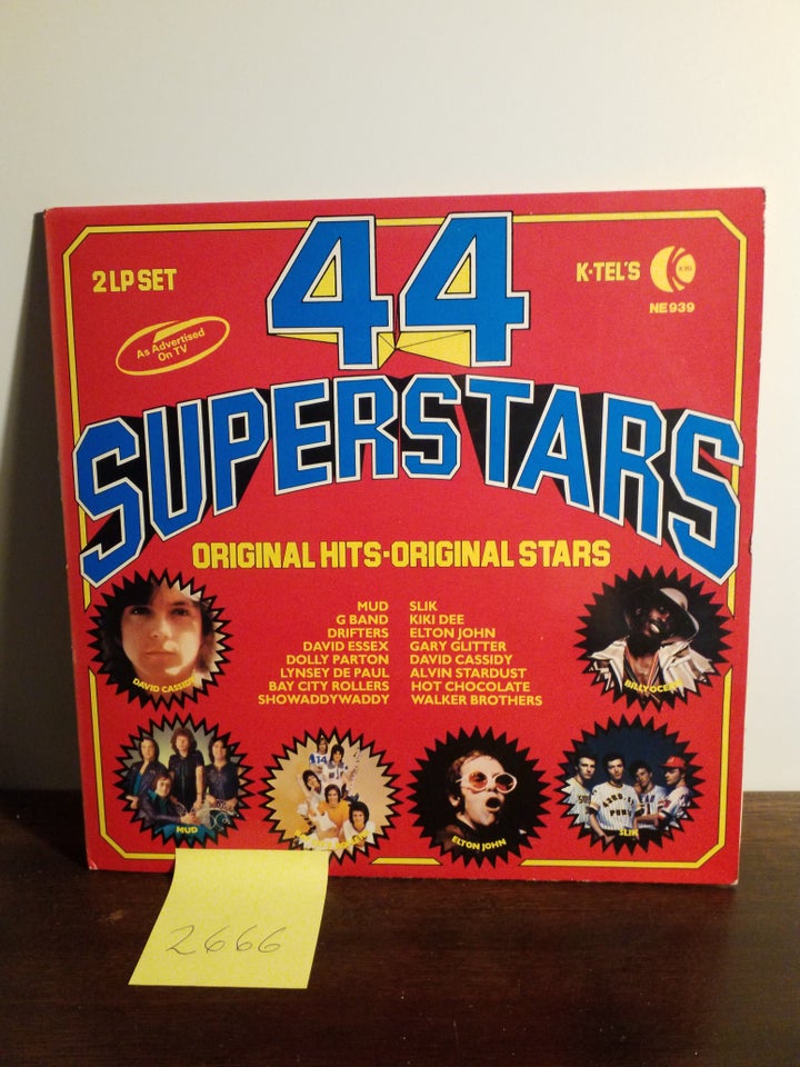 LP, 44 SUPER STARS, DOBBELT LP