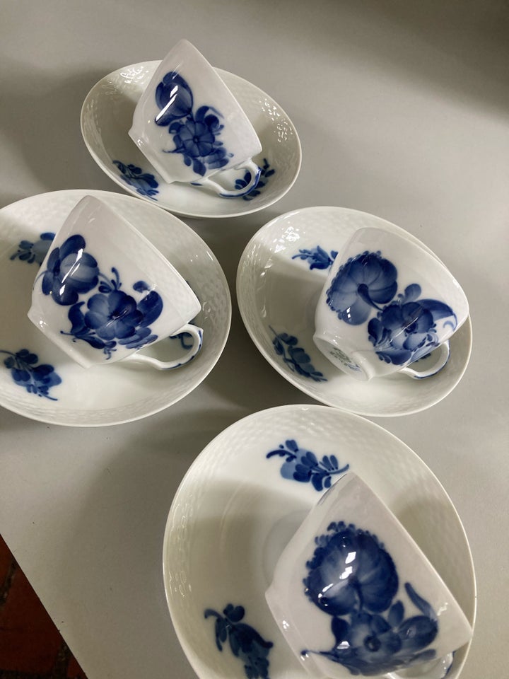 Porcelæn Blå blomst kopper Royal