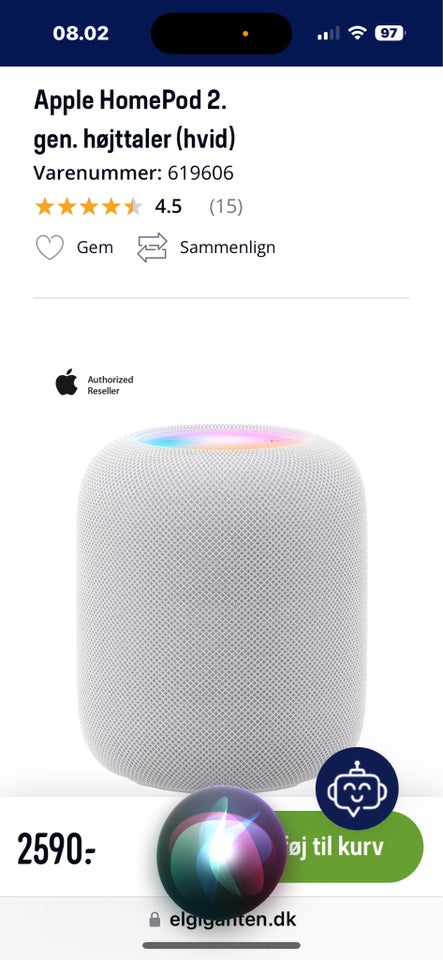 Højttaler, Apple, Homepod