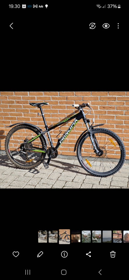 Unisex børnecykel, mountainbike,