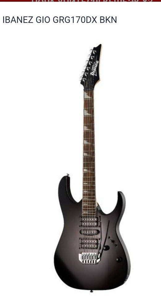 Blues, Ibanez GRG170DX-BKN