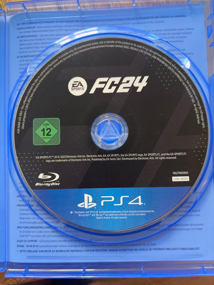 FC24 PS4 sport