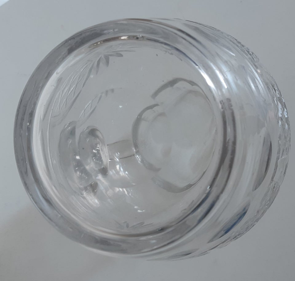 Glas Krystal vase med