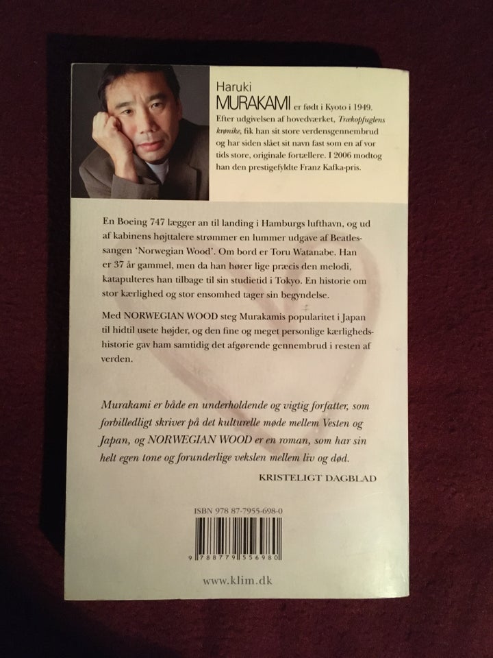 Norwegian Wood, Haruki Murakami,