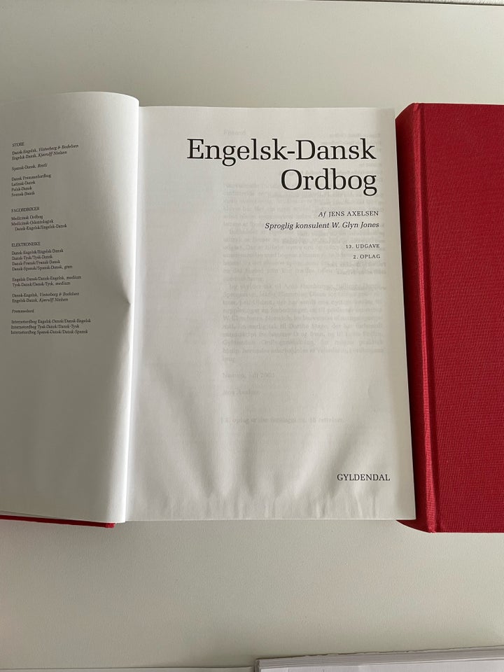 Dansk-Engelsk Engelsk-Dansk,