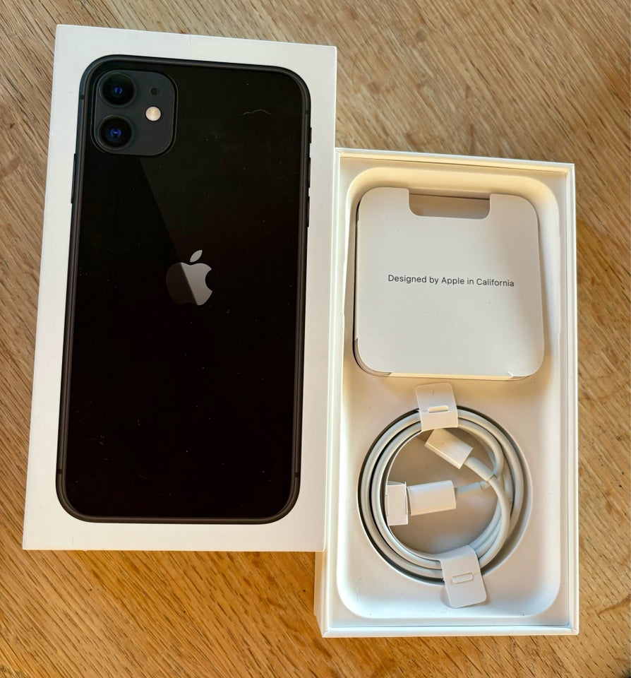 iPhone 11, 64 GB, sort