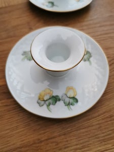 Porcelæn Lysestage Bing og