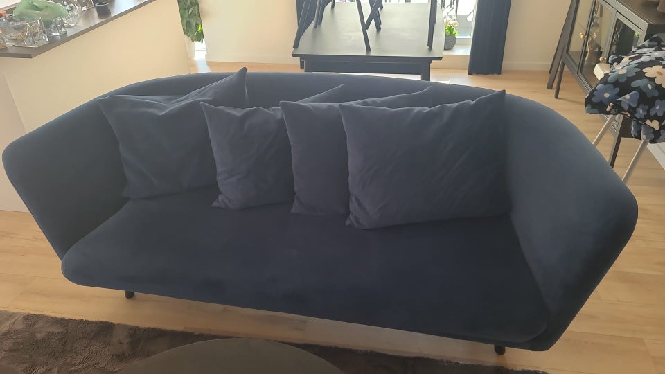 Sofagruppe, velour, 6 pers.