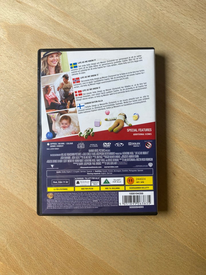 Life As We Know It DVD komedie