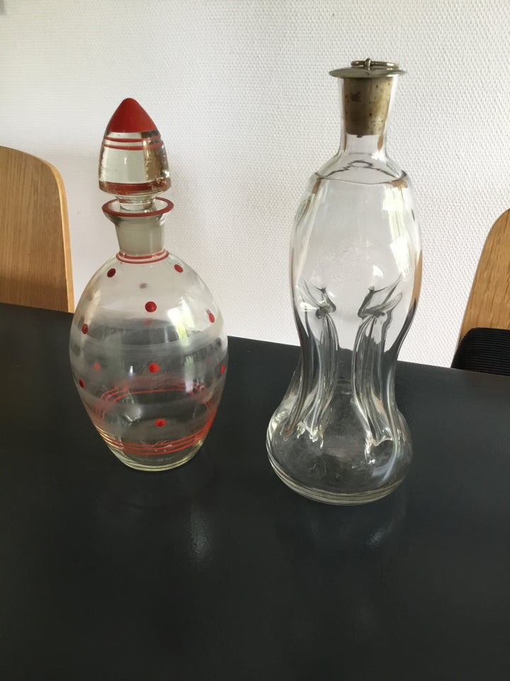 Glas Klukflaske og karaffel