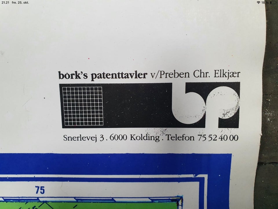 Verdenskort, Bork`s patent tavler