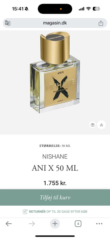 Eau de parfum, Nishane Ani X(100ml)