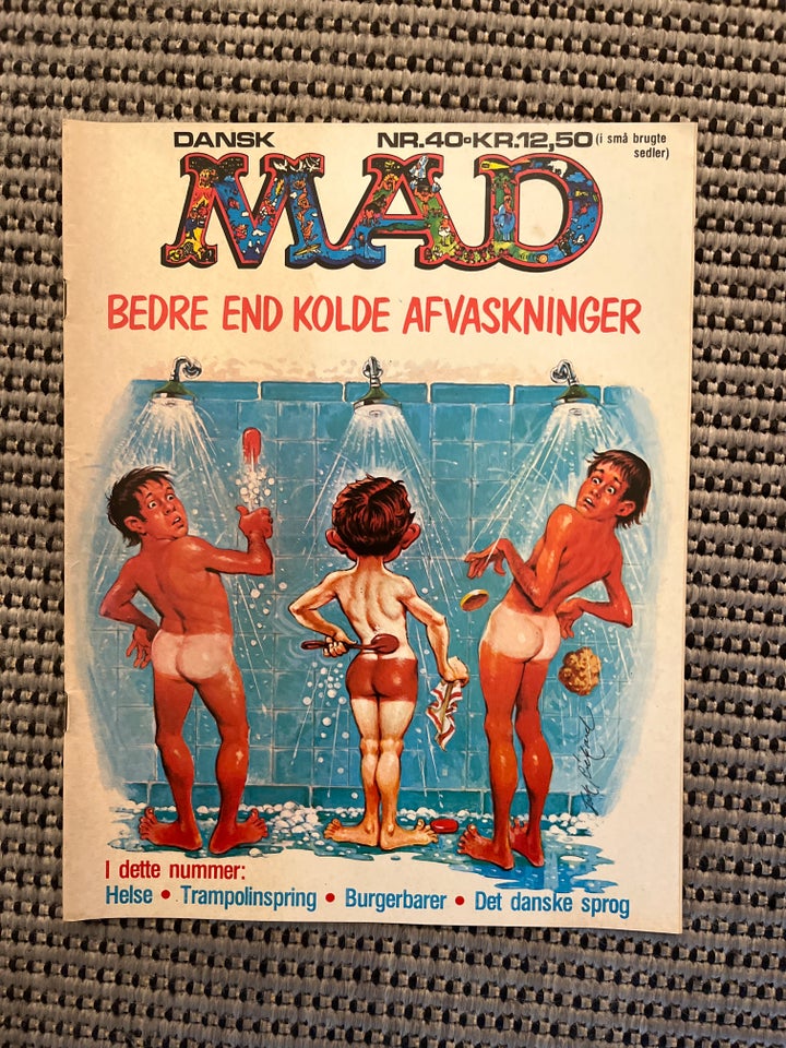 Dansk mad 40, Tegneserie