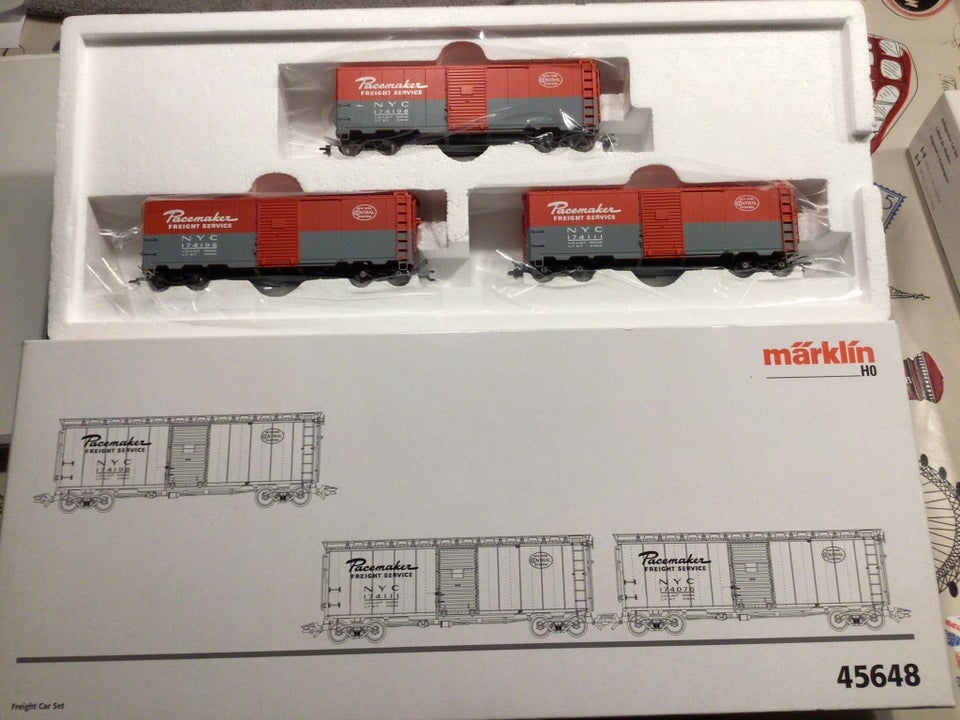 Modeltog, Märklin Usa godsvogne,