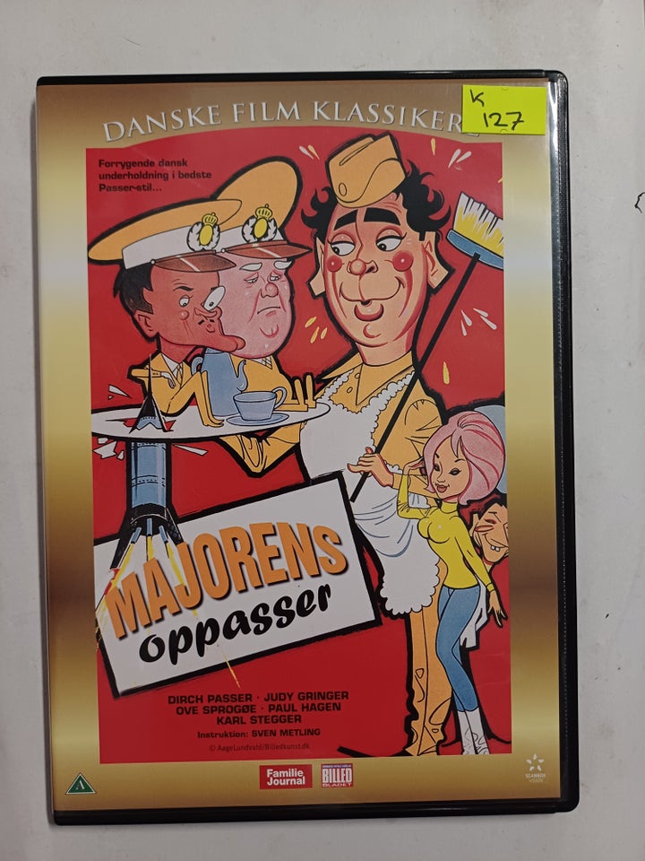 Majorens oppasser, DVD,