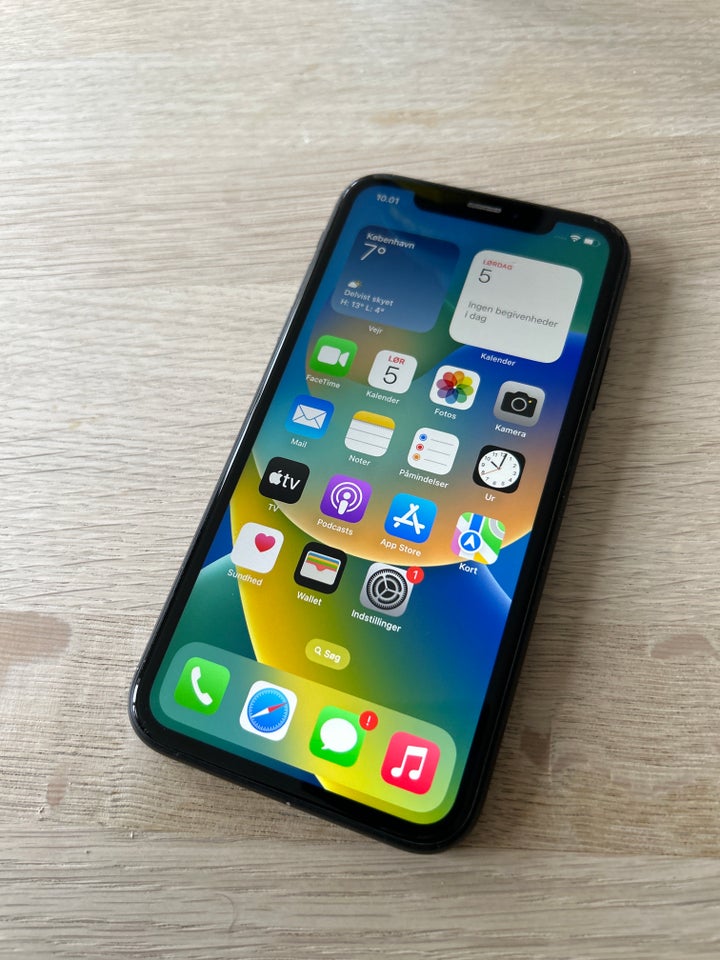 iPhone XR, 128 GB, sort