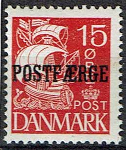 Danmark, postfrisk, postfærge