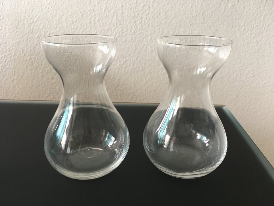 Glas, 2 hyacintglas - klart glas