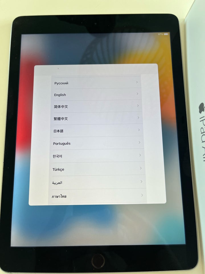 iPad Air 2, 128 GB, sort