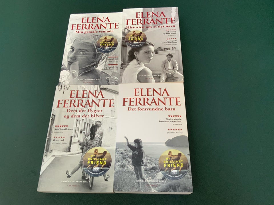 Napoli serien, Elena Ferrante ,