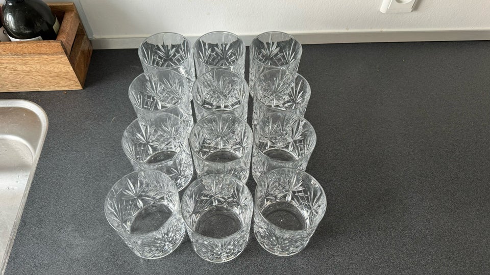 Glas, Vandglas / whiskyglas,