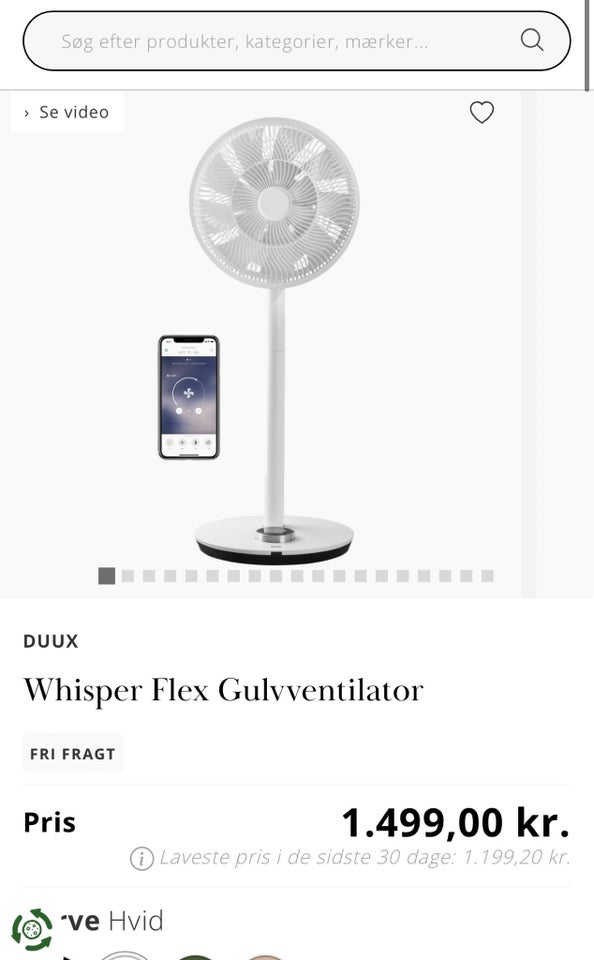 Gulvventilator Duux