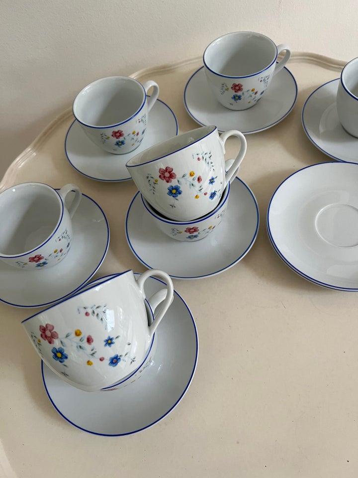 Porcelæn KAFFESTEL RETRO