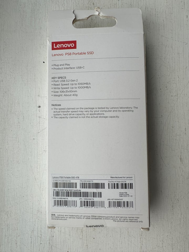 Lenovo, ekstern, 4000 GB